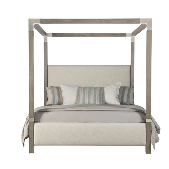 EMILY UPHOLSTERED CANOPY BED KING