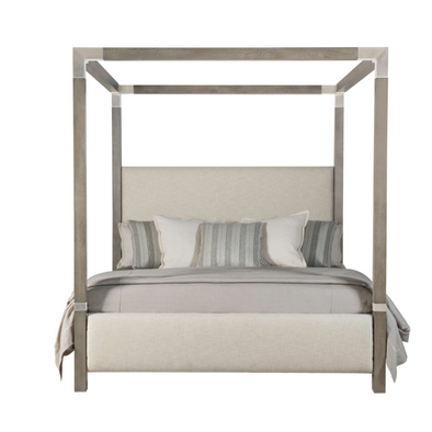 EMILY UPHOLSTERED CANOPY BED KING