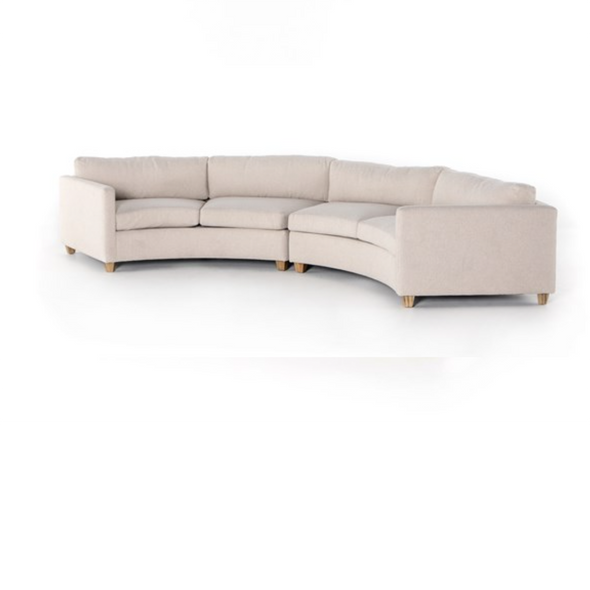 CHRISSY IVORY 2-PC SECTIONAL