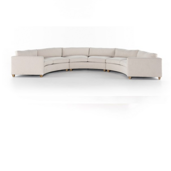 CHRISSY 3-PC SECTIONAL - TACOMA IVORY