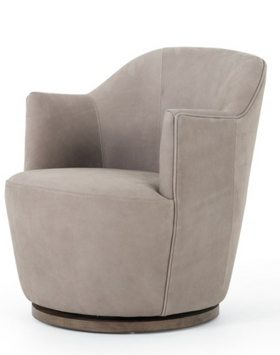 SILVER SWIVEL CHAIR