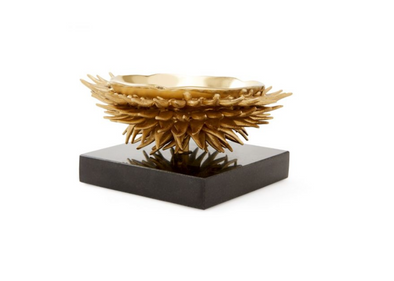 URCHIN BOWL, BRASS